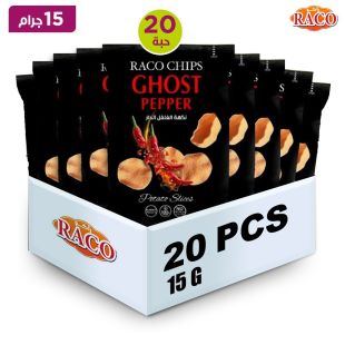راكو رقائق بطاطا الفلفل الحار 20×15 جم