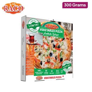 Raco Low Fat Frozen Vegetable Pizza 300 g