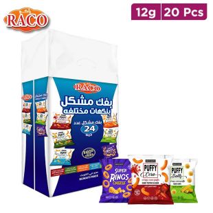 Raco Pufak With Different Flavors 20 x 12g