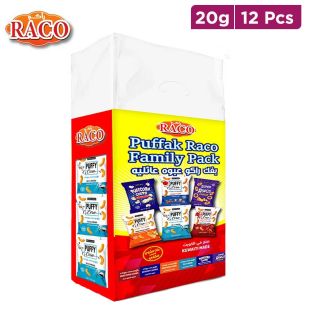 Raco Pufak With Salt & Vinegar Flavor 12 x 20g