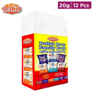 Raco Pufak With Nachos Cheese 12 x 20g