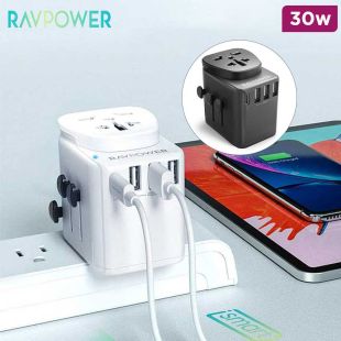 RAVPower 30W 4-Port Travel Charger