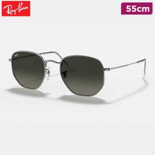 Ray-Ban Hexagonal Flat Lenses Sunglasses Size 55 by Ray-Ban