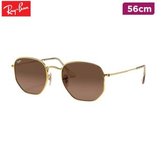 Ray-Ban Hexagonal Flat Lenses Sunglasses Size 56 by Ray-Ban