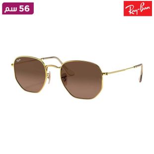 نظارة شمسية Hexagonal Flat Lenses قياس 56 من Ray-Ban