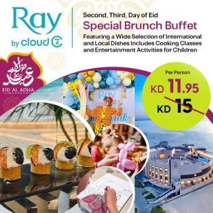 Enjoy Eid Holiday with a Family Brunch Buffet and Fun Kids Activities at Ray Hotel