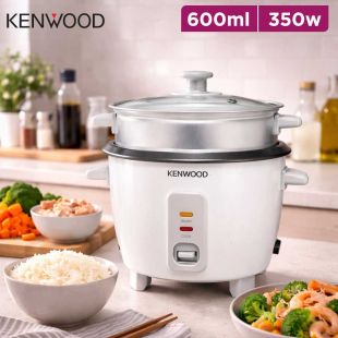Kenwood 2 in 1 Rice Cooker 0.6L with Steamer 350W