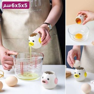 فاصل بيض بتصميم دجاجة لطيف