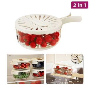 2-in-1 Multi-Functional Washing & Draining Bowl
