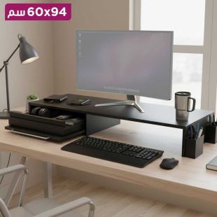 منظم معدني أعلي المنضدة مع أدراج مزدوجة