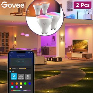 Pack of 2 Pcs Smart RGBWW LED 400 Lumens by Govee