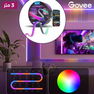 شريط إضاءة COB ذكي RGBIC بطول 3 متر مع Wifi وBluetooth من Govee