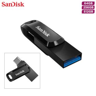 Ultra Dual Drive Go External Memory with USB Type-C and USB-A Ports by SanDisk