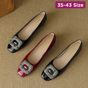 Rhinestone Flat Sole Shoes for Women