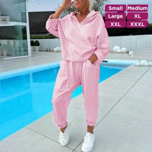 Hooded Two-Piece Set for Women