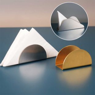 قاعدة مناديل طاولة ستانلس ستيل