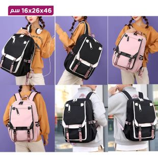 حقيبة ظهر أنيقة وعصرية للسيدات - 46 × 26 × 16 سم