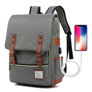 Fashionable Backpack with USB - 25L