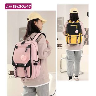 حقيبة ظهر أنيقة - 47 × 30 × 19 سم