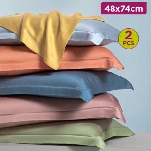 2Pcs Luxury Pillow Cover 48×74 cm