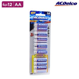 طقم 12 بطارية AA قوة 1.5 فولت Maximum Power Alkaline من AC Delco