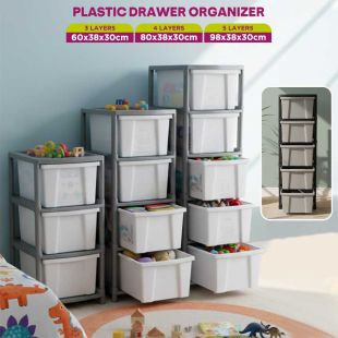 Plastic Drawer Organizer (3, 4, or 5 Layers)