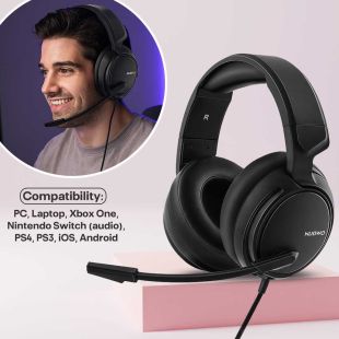 Nubwo Wired Gaming Headset with Surround Sound