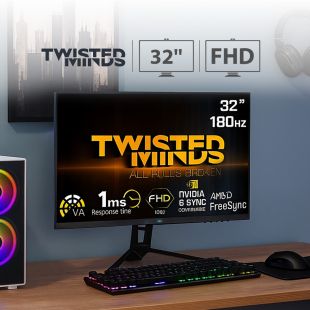 Twisted Minds 32" FHD 180Hz Gaming Monitor
