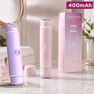 Rechargeable 400mAh Dual-Head Electric Shaver For Women