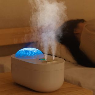 Rechargeable Air Humidifier With LED Projector Lamp