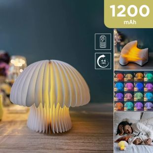 Rechargeable LED Mushroom Shape Lamp 1200mAh