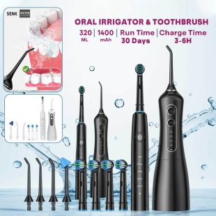 Rechargeable Oral Irrigator and Toothbrush by Senk