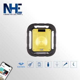 مكبر صوت بلوتوث قابل لإعادة الشحن بأضواء LED من NHE