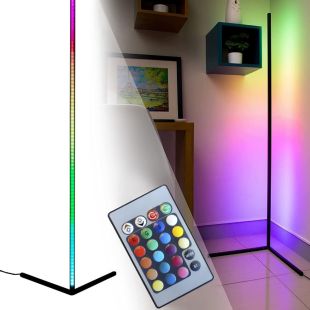 Rechargeable RGB LED Colorful Wall Lamp with Remote Control