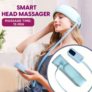 Rechargeable Smart Head Massager with Heat and Air Pressure
