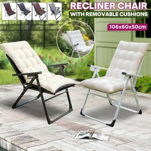 Recliner Chair with Removable Cushions 106 x 60 x 50cm