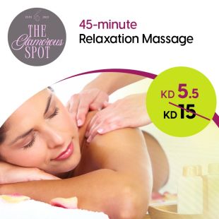 60-minute Relaxation Massage from THE GLAMOROUS SPOT