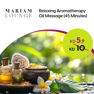 Relaxing Aromatherapy Massage (45 Minutes) at Mariam Lounge