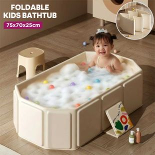 Foldable Kids Bathtub 75×70×25 cm