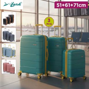 Set of 3 PP Trolley Hard Luggage 51 + 61 + 71cm by EuroLark