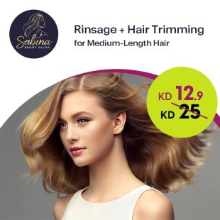 Rinse + Hair Trim at Sabina Beauty Salon