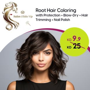 Root Touch-up With Protection and Trim + Nail Polish at Elida Salon
