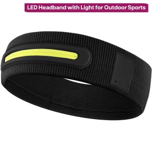 طوق رأس بإضاءة LED للرياضات الخارجية