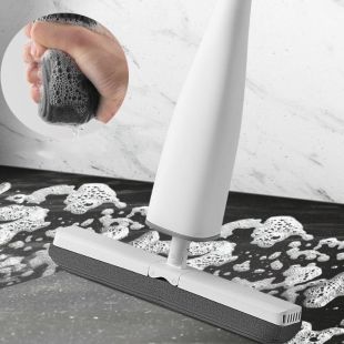 Rotating Self-Cleaning Floor Mop with Quick Drying 34 x 8 x 125cm