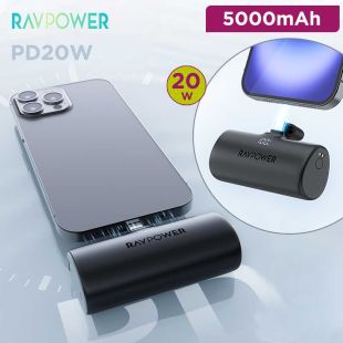 RavPower 5000mAh Nano 20W USB-C Power Bank