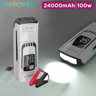 RAVPower 24000mAh 100W Jump Starter Power Bank