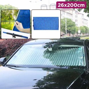 Retractable Windshield Sun Shade for Car 46 x 200 cm