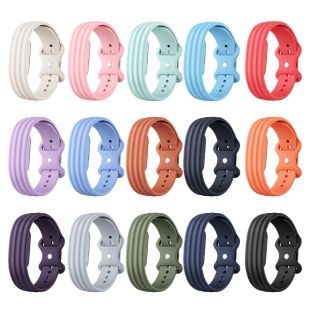Silicone Sports Adjustable Loop Strap for Google Fitbit Air Fitness Tracker