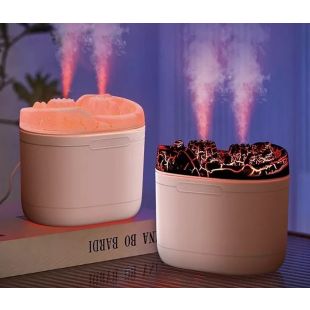 Humidifier and Essential Oil Diffuser with Colorful Night Light