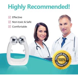 مشبك أنف مغناطيسي لمنع الشخير مع علبة